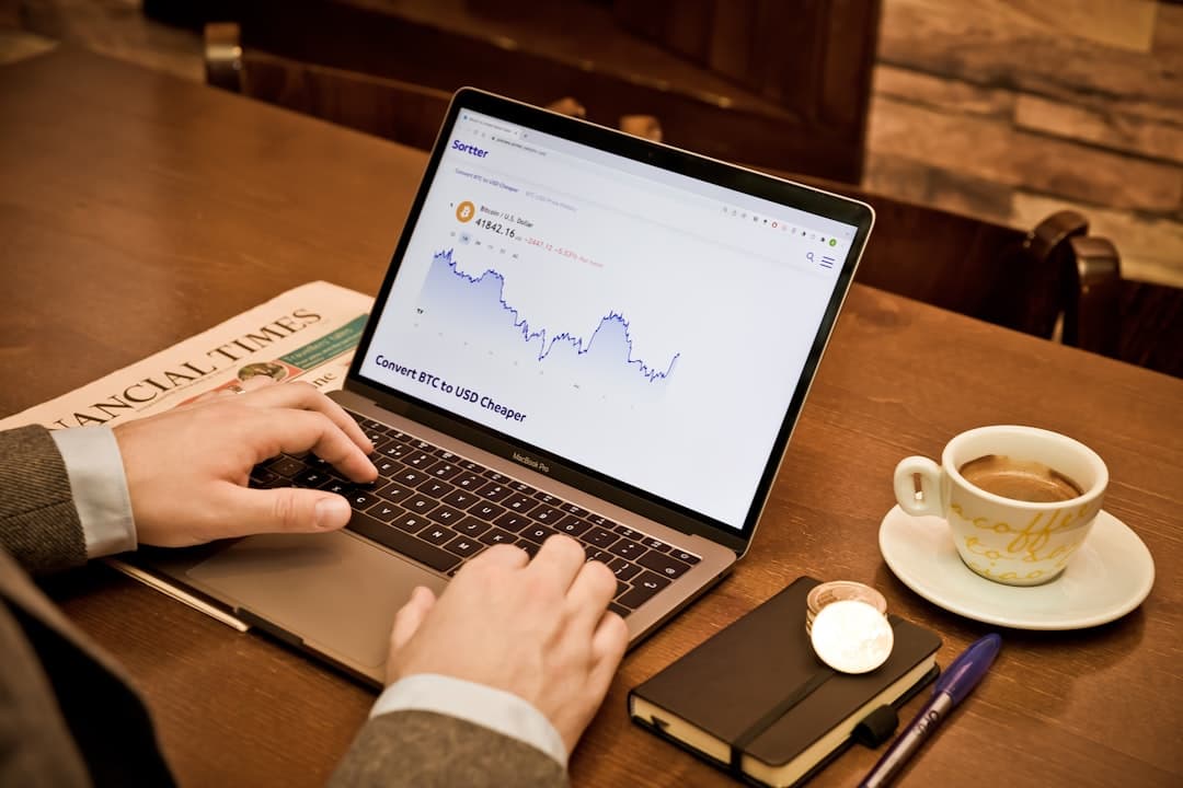 Team workspace with laptop and analytics